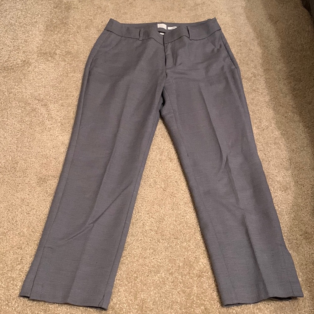 Grey ankle length pants